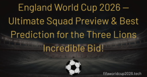England World Cup 2026