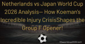 Netherlands vs Japan World Cup 2026 Analysis
